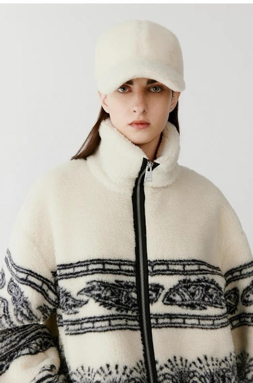 年后发 亏清无退换 纯圆正 小禾 针织羊剪毛 棒球帽 泰迪鸭舌帽 商品图4