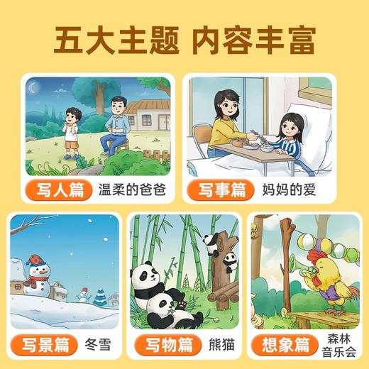 看图写话一年级二年级练字帖小学生文人教版同步提高作文成绩 商品图1