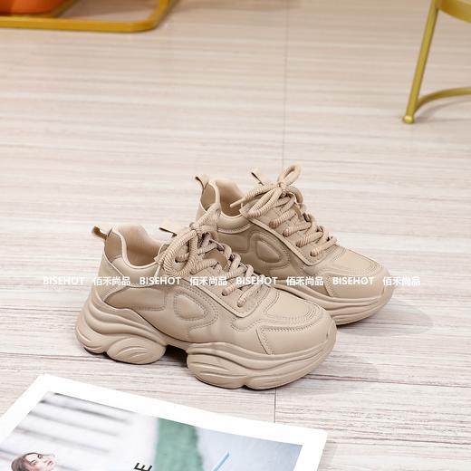 新品女士冬季加绒厚底休闲百搭老爹鞋253B35558（W） 商品图6