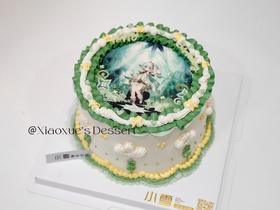 原神蛋糕（糯米纸打印）自己来图定制记得备注