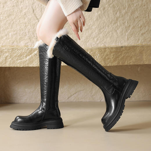 舒适百搭，超轻保暖舒适高筒靴ZYY-A608 商品图4
