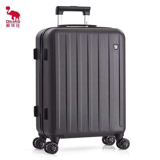 爱华仕 （oiwas） 行李箱拉杆箱轻便耐磨防刮飞机轮可登机6622标准版 炭灰色 28寸 商品图1