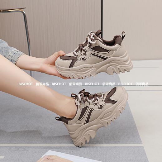 新品女士冬季加绒厚底百搭老爹鞋253B35559（W） 商品图3