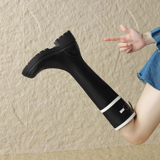 秋冬季新款，撞色长筒靴子HCY-5035 商品图10