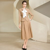 IWY/卡其色法式名媛西装套裙女时尚气质宴会主持工作服秋冬款职业裙装233017C1+S2 商品缩略图0