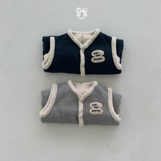 双12抢先购！【柔软舒适！温暖呵护宝贝每一寸肌肤】宝宝爬服冬季新婴儿连体衣，秋冬爬服婴幼童婴童羊羔绒无袖连体衣，保暖防寒、可爱造型、易穿易脱 商品图3