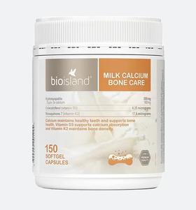 【跨境】BioIsland佰澳朗德成人液体乳钙软胶囊150粒
