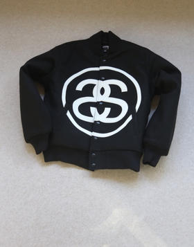 喜新厌旧 换装季 哈！情侣段 Stussy 棒球领 羊毛呢夹棉 夹克 短外套