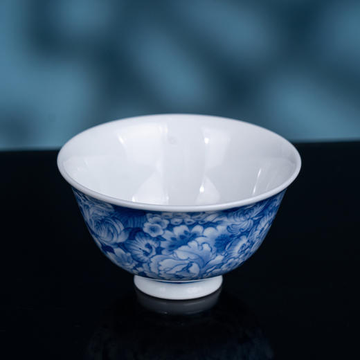 青花万花吉祥杯 商品图5