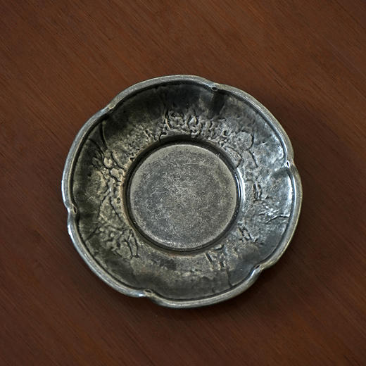 仿古花瓣茶杯托小杯垫隔热茶杯托做旧茶碟功夫茶具配件梅朵莲朵 商品图10