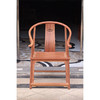 缅甸花梨如意云纹独板圈椅三件套红木家具（运费到付） 商品缩略图1