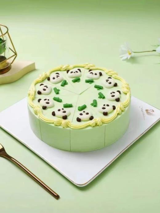 🐼熊猫团子 | 8英寸蜜瓜凤梨冰淇淋淡奶慕斯 商品图0