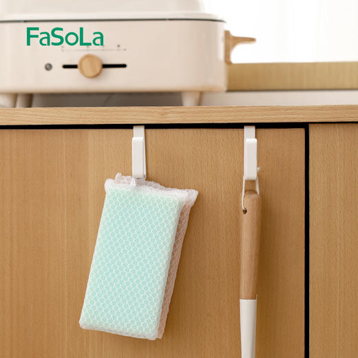 FaSoLa简易挂钩门后收纳挂袋包挂袋配件免打孔无痕门边挂钩 商品图9