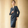 IWY/高级感深灰色西装连衣裙女正式场合职业装气质女神范售楼部工作服233025CQ1 商品缩略图4