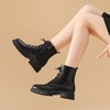 ZHR厚底马丁靴女2023秋冬新款时尚气质英伦风休闲百搭黑色女 商品缩略图2