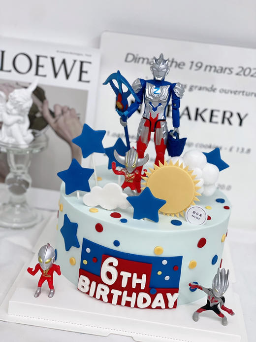 男孩最爱超人奥特曼蛋糕 商品图0