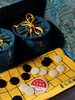 云子围棋珍盻套装湖蓝孔雀蓝黑白棋礼品天然石 商品缩略图13
