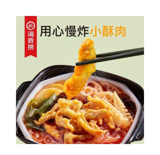 海底捞 麻辣小酥肉自热火锅 330g/盒 商品图2