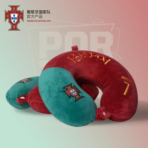 葡萄牙国家队官方商品丨葡萄牙主场球员印号颈枕U型枕U形头靠枕 商品图1