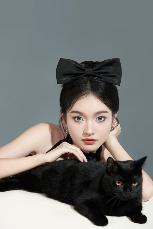 PuffGirl（Puff Girl）日抛美瞳  神秘黑猫 直径14.2mm着色13.5mm 商品图1