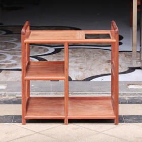 缅甸花梨茶水架中式茶水架红木家具茶席（运费到付）