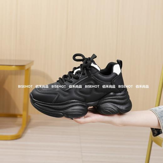 新品女士冬季加绒厚底休闲百搭老爹鞋253B35558（W） 商品图2