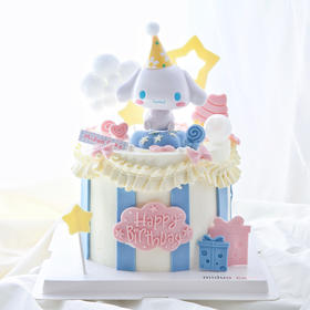 女孩款 Sanrio三丽鸥玉桂狗 大耳狗 可爱 少女心 翻糖 裱花蛋糕