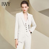 IWY/白色西装套装女秋冬季时尚职业装西服正装套裙美容院工作服三件套233033CP1+C6 商品缩略图4