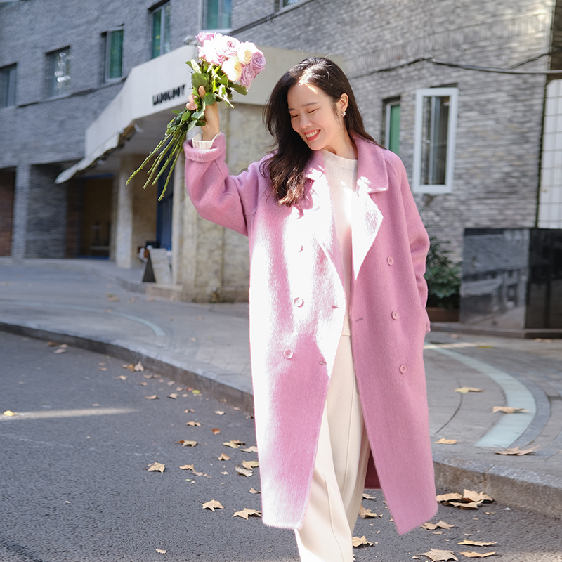 原价1299 秒杀520 ！！【现货】一姐“松弛新貌”高支桑蚕丝羊毛双面呢中长款大衣