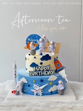 定制款裸蛋糕 - 太空宇航员