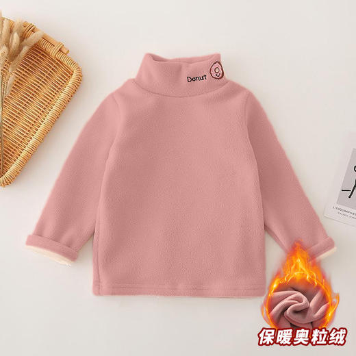 年终大促！【时尚百搭！儿童打底衫】秋冬新款洋气上衣男女童加绒加厚奥粒绒卫衣童装潮，不仅时尚洋气，还能让小朋友感受到守护在身边的温暖。ry 商品图3