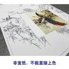 【大彩图】陈军工笔画白描底稿小品《孔雀》临摹勾线花鸟线稿 CJ59 商品缩略图2