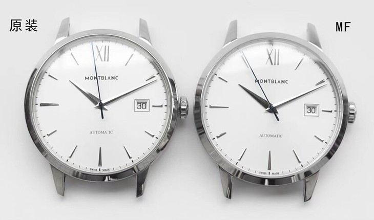 MF厂万宝龙一比一超A高仿手表传承典藏系列U0111622对比正品评测