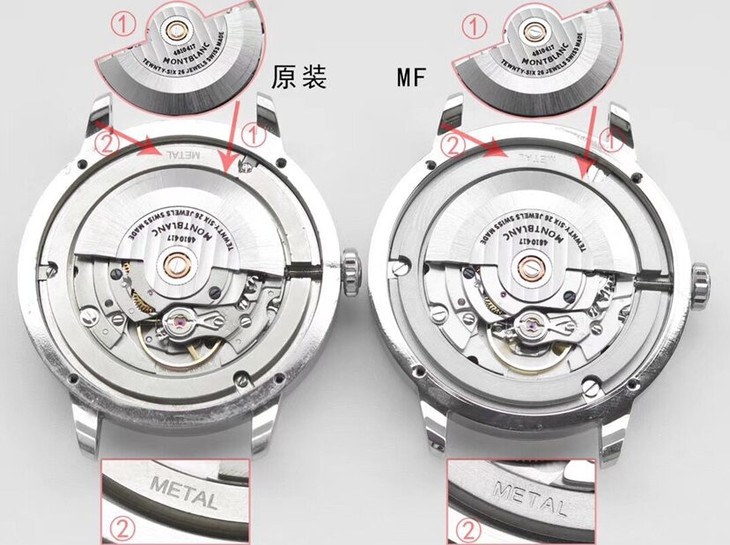 MF厂万宝龙一比一超A高仿手表传承典藏系列U0111622对比正品评测