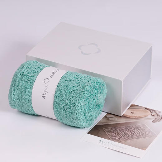 【6F】爱比丝葡萄牙进口Abyss super 毛巾埃及棉纯棉吸水加厚柔软透气30*30cm 商品图5