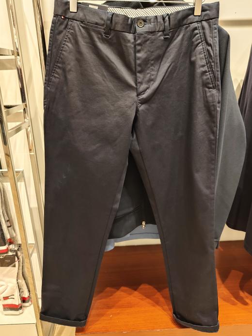 Tommy 男装简约通勤一字袋微磨毛直筒西装裤休闲裤MW0MW27519 商品图1