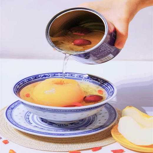 【一整颗梨】400g 海特尔 小罐烤梨 冰糖烤梨 整颗炖梨 银耳炖雪梨罐头 商品图3