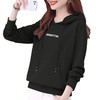 纯棉边帽卫衣女式休闲时尚宽松外套上衣字母印花运动衣显瘦春秋装 商品缩略图4