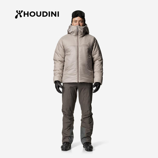HOUDINI胡丁尼 Double Dunfri 双倍邓菲 男款户外保暖棉服带帽外套820016 商品图4
