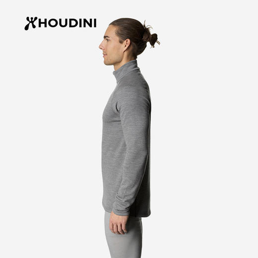 HOUDINI胡丁尼 Desoli 迪索丽 男款户外保暖半开长袖840033 商品图3