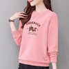 卫衣97%棉圆领女式休闲时尚宽松上衣字母印花运动衣显瘦新款外套 商品缩略图1