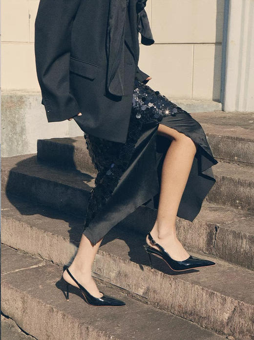 VC｜HD23002 Gelina sequin skirt  [ 半身裙 黑 / 白 ]【HOLIDAY】 商品图6