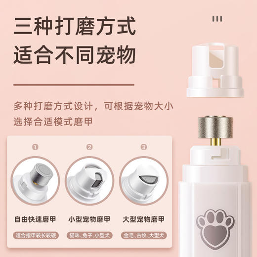 宠物电动磨甲器剪甲刀 USB充电 宠物梳理工具批发 商品图2