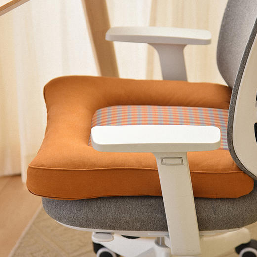 复古渔夫格纹系列人体工学电脑椅垫四季通用坐垫 商品图1