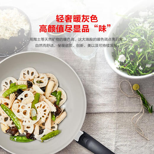 【家居】菲仕乐（Fissler）瓷瑞舒适系列30厘米深型不粘煎炒锅赠盖赠木铲 商品图7