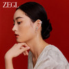 ZEGL设计师清冷玉洁耳妆盘耳环女小众设计感高级东陵玉新中式耳饰 商品缩略图3