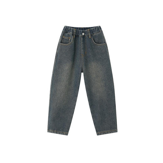 多多家后袋分割贴标牛仔裤8490 商品图4