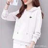 棉边帽卫衣女式春秋装外套休闲时尚宽松上衣字母印花运动衣显瘦 商品缩略图1
