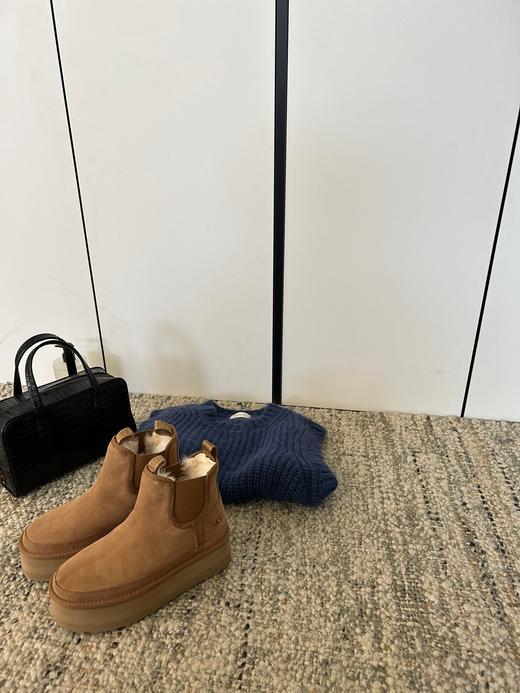 【女款】河南桑坡雪地靴  厚底切尔西短靴 35-40码 商品图1