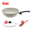 【家居】菲仕乐（Fissler）瓷瑞舒适系列30厘米深型不粘煎炒锅赠盖赠木铲 商品缩略图0